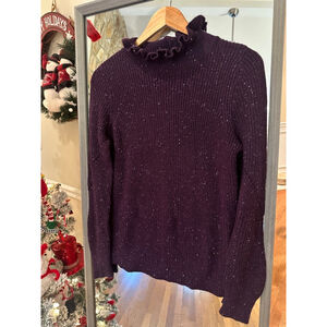 Women's Loft Sweater, Size S, Purple/New